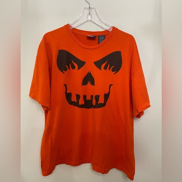 Other - Vintage 90s Halloween Jack-O-Lantern Pumpkin Shirt